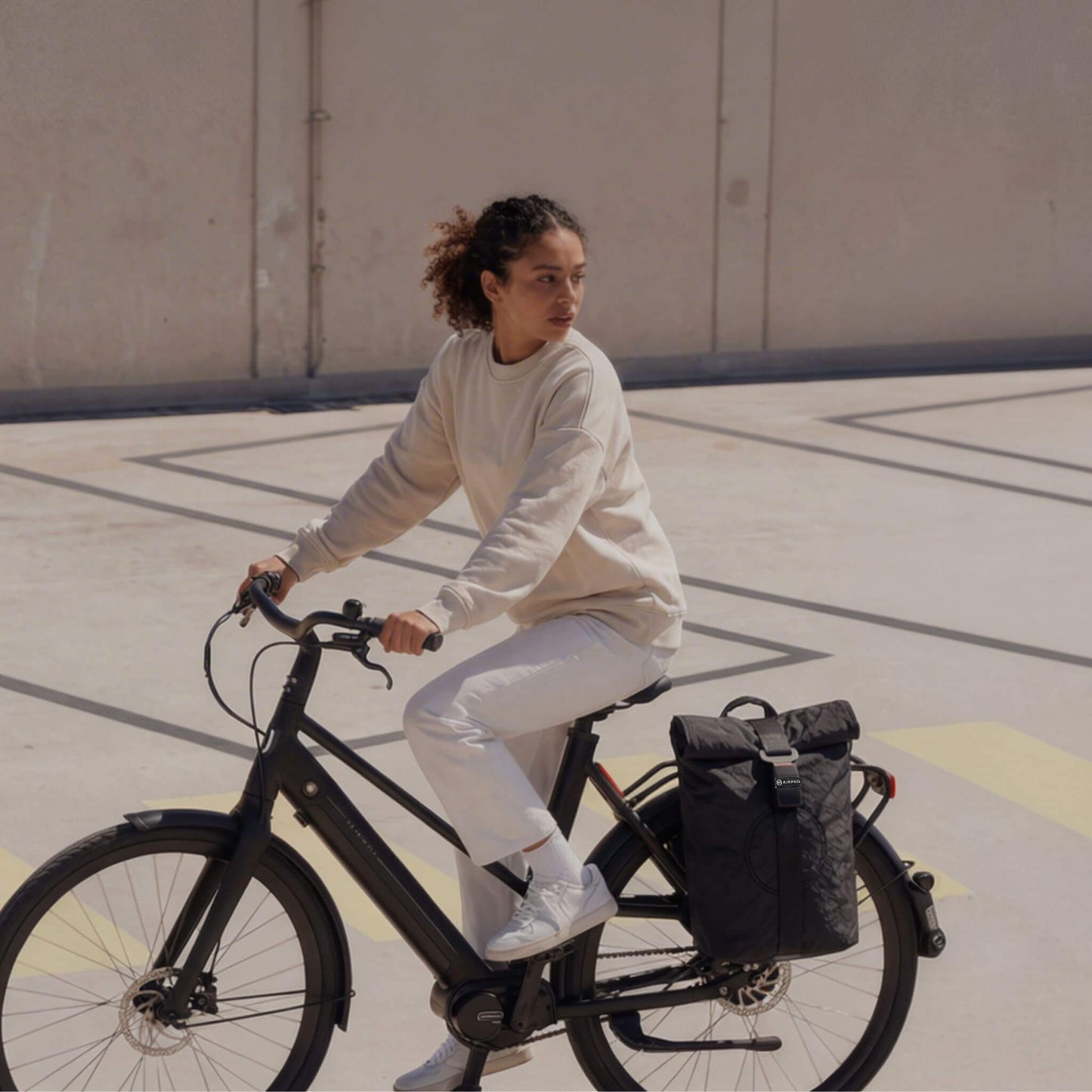 Rolltop + Fahrradhaken