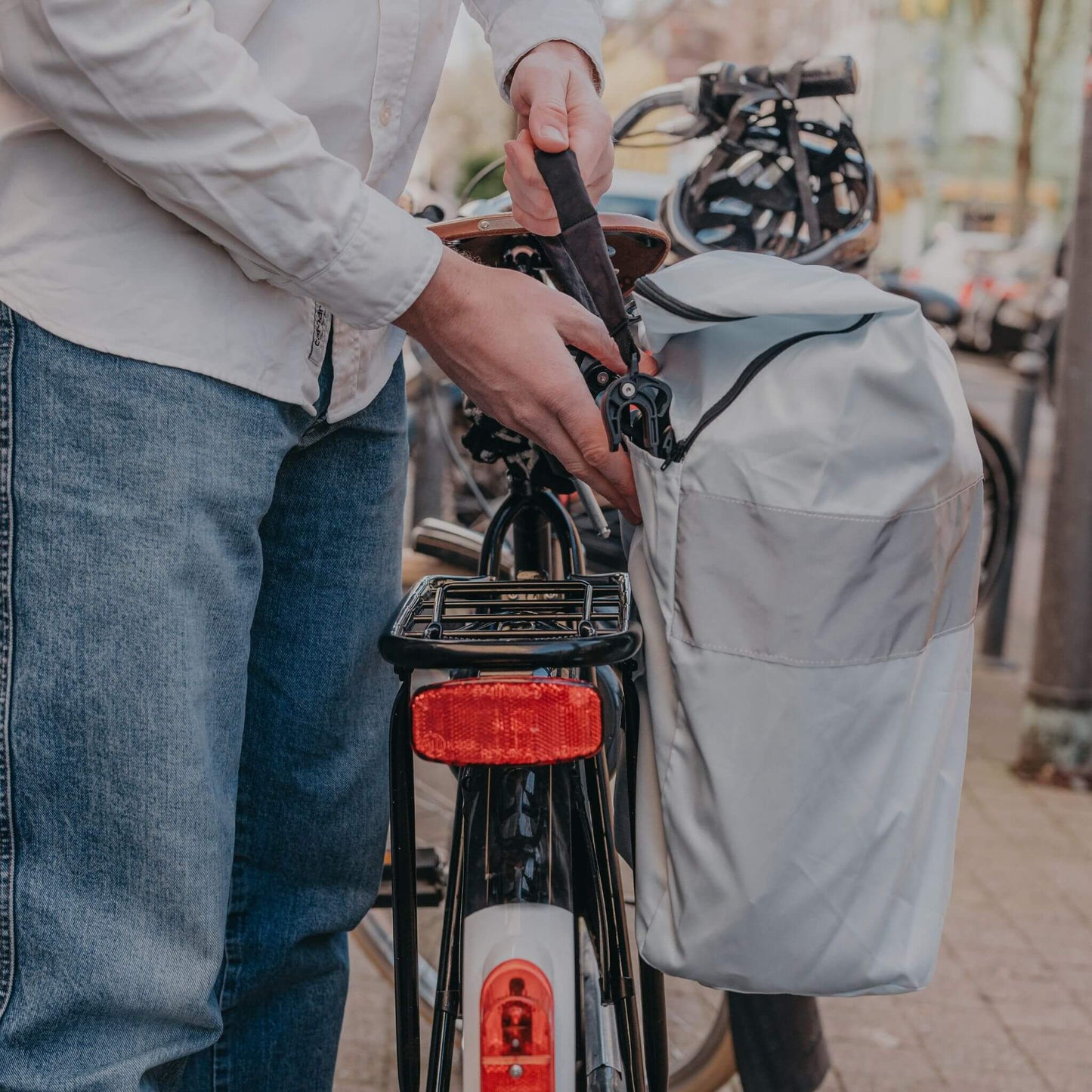 Rolltop + Fahrradhaken