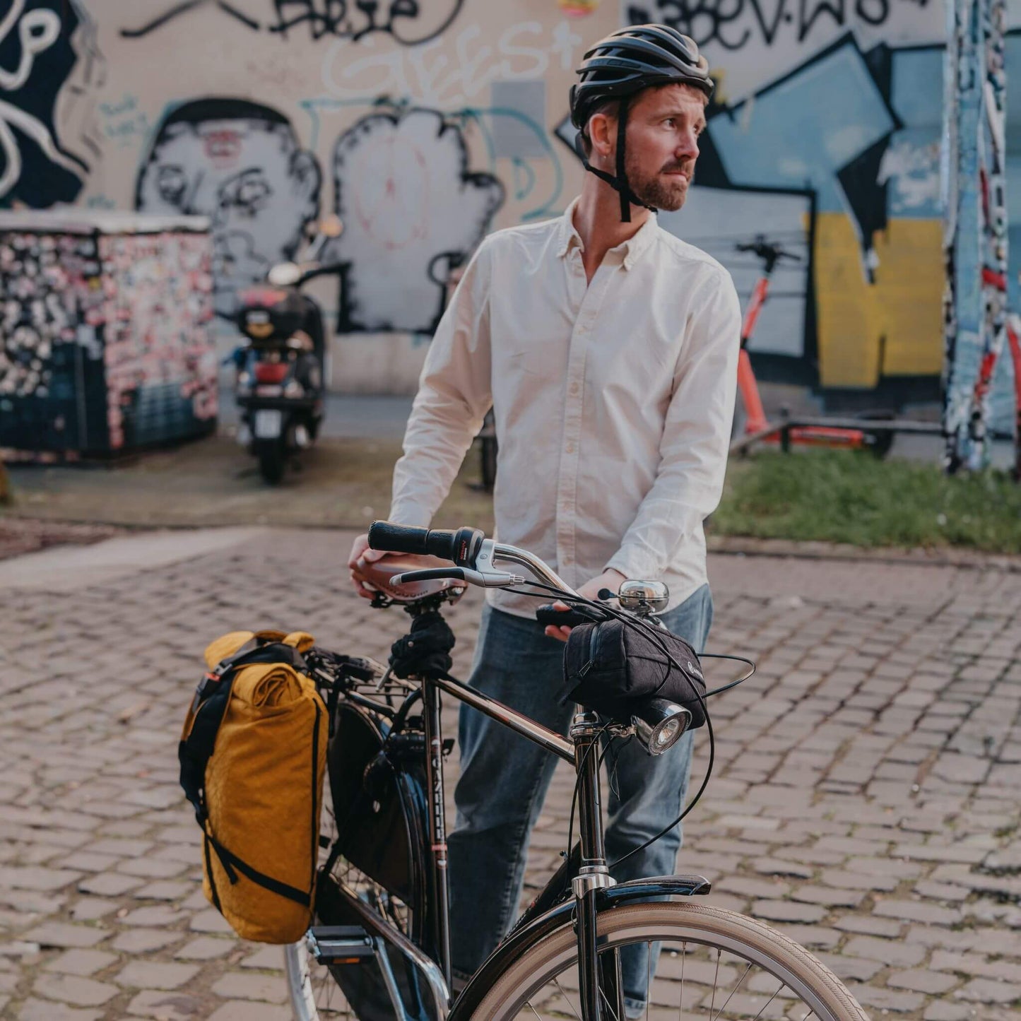 Rolltop + Fahrradhaken